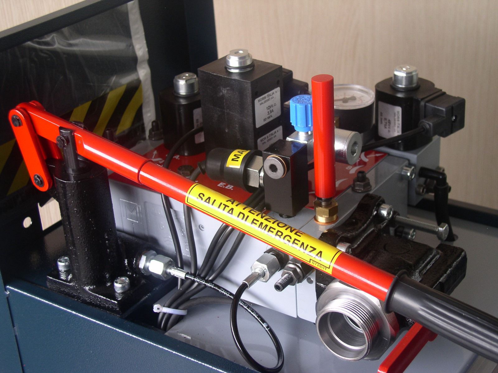 Moris Italia marka hidrolik pompa ünitesi detay